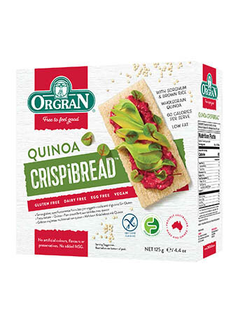 Orgran Quinoa Crispibread 250g