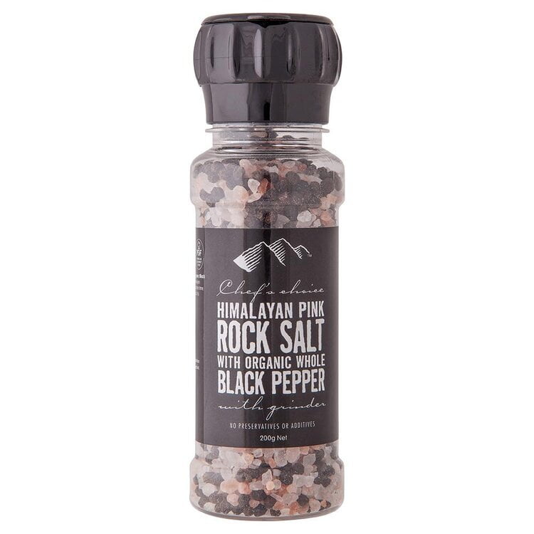 Chef’s Choice – Himalayan Pink Rock Salt with black pepper 200g